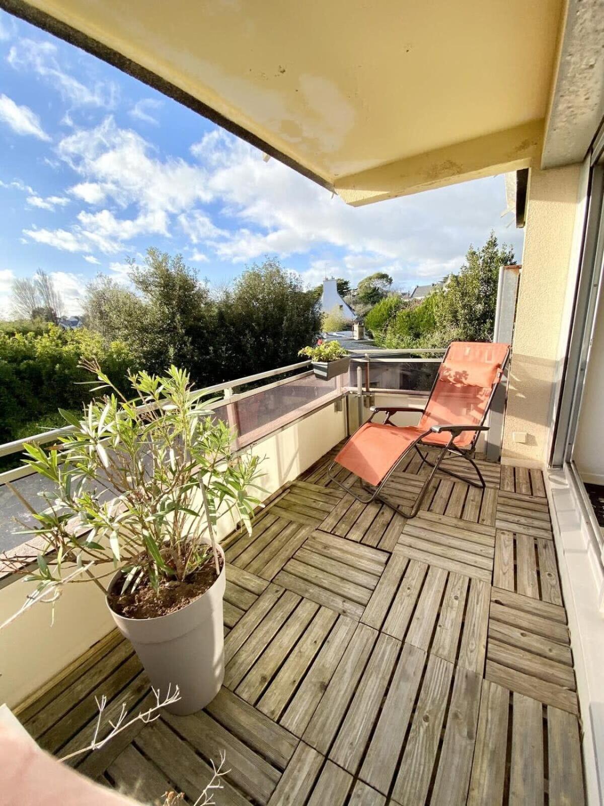 Charmant T3 Cosy A 2 Pas Du Bourg Et Des Plages Larmor-Plage Eksteriør billede